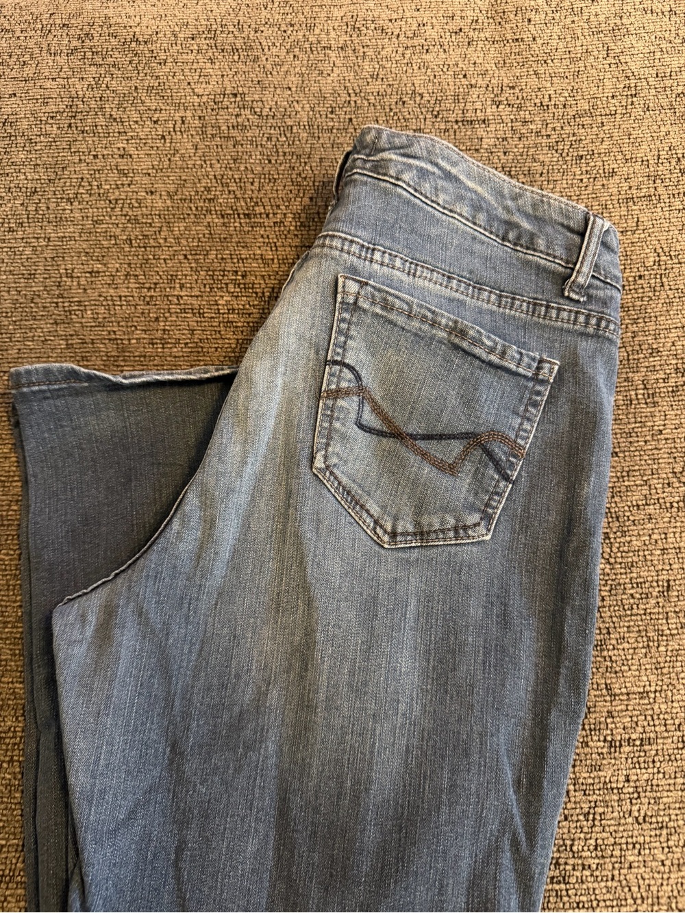 Vintage America Light Blue Boot Cut Jeans. Size 10/30